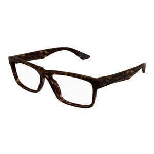 NWT PUMA PU0444O 002 Havana Havana Eyeglasses